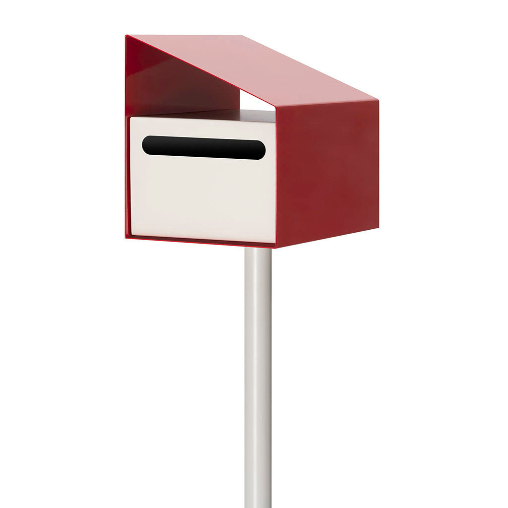 Apex Letterbox Modern Flame Red